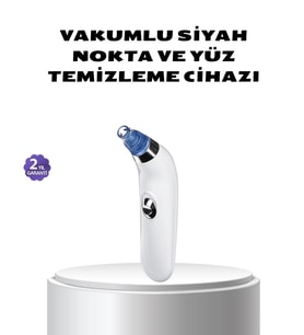 Vakumlu Siyah Nokta Temizleme Cihazı – 5 Kademe Güç Ve 4 Başlıklı Derin Cilt Bakımı