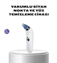 Vakumlu Siyah Nokta Temizleme Cihazı – 5 Kademe Güç Ve 4 Başlıklı Derin Cilt Bakımı