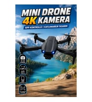 E99 Pro Katlanabilir Mini Drone 4K HD Kamera APP Kontrollü 360° Takla Özellikli