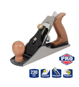 WORKPRO WP252001 230MM Ahşap Saplı Profesyonel Marangoz Ahşap Rendesi