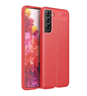 Samsung Galaxy S21 Fe Kılıf Auto Focus Kapak - Kırmızı