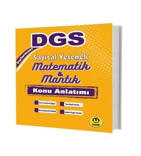 Tasarı Yayınları DGS Performans Sayısal Yetenek Matematik Mantık Konu Anlatımı