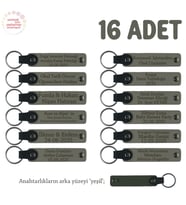 Kül Gri & Yeşil, Sınıf Öğretmeninden Minik Öğrencilerine Mesajlı Karne Hatırası Anahtarlık 16’lı Set