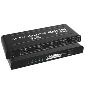 S-Link SW-KC34 4 Port 4Kx2K HDMI Görüntü Çoğaltıcı Splitter Full HD 3D Destekli