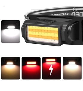Northcity 50 COB LED Kafa Lambası Wt-650 300 Lümen Şarj Edilebilir Kafa Lambası