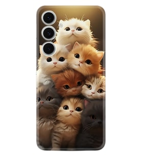 Oppo A38 Kılıf Boutique Baskılı Resimli Kedicikler Pcode -027