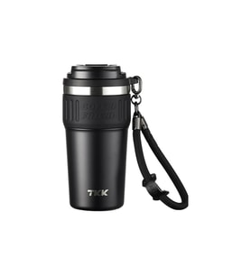 VAGONLİFE T2023 TKK PİPETLİ ASKILI ÇELİK TERMOS MUG 630 ML SİYAH