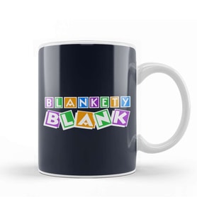 Retro Blankety Blank Kupa Bardak Porselen