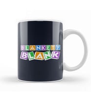 Retro Blankety Blank Kupa Bardak Porselen