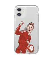 Iphone 11 Uyumlu Fernando Torres Desenli Şeffaf Telefon Kılıfı