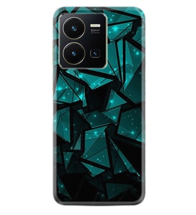 Vivo Y22 Kılıf Resimli Desenli Baskılı Silikon Green Prizmas 1348