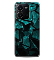 Vivo Y22 Kılıf Resimli Desenli Baskılı Silikon Green Prizmas 1348