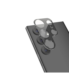 Samsung Galaxy S24 Ultra Uyumlu Zore 3D Kamera Camı (Siyah)