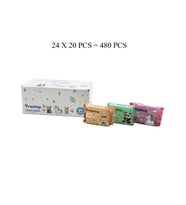 FRESHUP MİNİ 24X20PCS = 480 PCS CEP ISLAK MENDİL MİX (5343)
