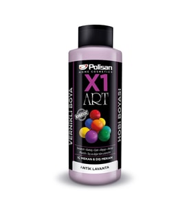 Polisan X1 Art Vernikli Hobi Boyası 120ml Antik Lavanta