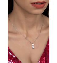 Union Zirconia Kadın Kız Çocuğu Gümüş Kolye