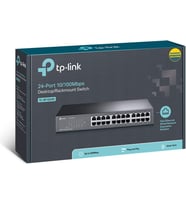Tp-Link Tl-Sf1024D, 24-Portlu 10/100Mbps Desktop/Rackmount Switch (Çok Renkli)