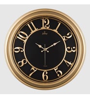 Galaxy Premium Eskitme Kabartma Kadranlı 50 cm Duvar Saati Gold-Siyah