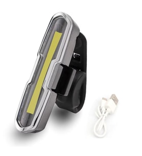 Forte GT Bisiklet USB şarjlı Led Kırmızı Beyaz Xbyc 6017 (Siyah)
