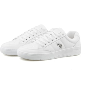 U.S.POLO ASSN VASILYY COMFORT CASUAL GÜNLÜK SPOR AYAKKABI (Beyaz)