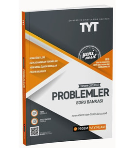 TYT Problemler Tamamı Çözümlü Soru Bankası Pegem Yayınları