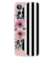 General Mobile GM 23 SE Kılıf Resimli Desenli Baskılı Silikon Flowers 4 1390