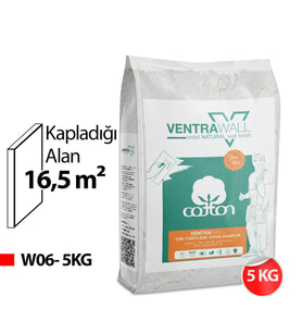 Ventrawall - Beyaz Duvar Kaplaması ve Pamuk Sıva - W06 - 5 KG