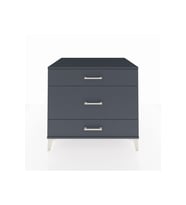 Kronos Şifonyer 3 Çekmeceli 88x59x80 Antrasit-Antrasit