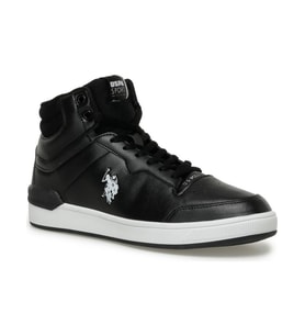 U.S.POLO ASSN ORION HI 3PR SİYAH BEYAZ COMFORT CASUAL BOĞAZLI SNEAKER