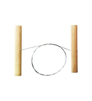 Çamur Kesme Teli Kil Kesme Aparatı Çamur Kesme Aparatı Kil Kesme Teli Çelik Tel 40 cm