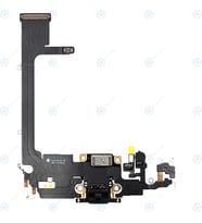 Apple iPhone 11 Pro Uyumlu Şarj Soketi YÜKSEK KALİTELİ (Siyah)