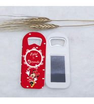 Hayaller Dükkanı 15 Adet Minnie Mouse Temalı Uzun Açacak Magnet 4,5x10,5 Cm Uv Doğum Günü Hediyeliği Açacak Magnet