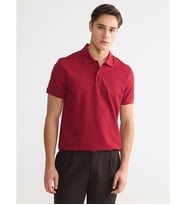 LCWAIKIKI Classic Bordo Polo Yaka Pike Erkek Tişört