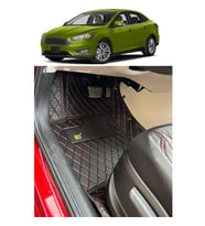 Ford Focus 2012-2018 Arası Araca Özel 8d Havuzlu Paspas Takımı (Altın)