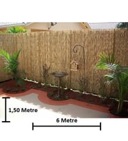Bambu Kamış Hasır 1,50 Metre x 6 Metre