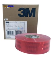 3M 983 Kırmızı Petekli Reflektif Şerit Bant 55 mm x 50 mt