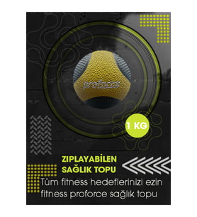 Zıplayan Sağlık Topu 1 Kg St1 (Mor)