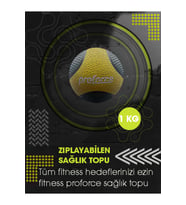 Zıplayan Sağlık Topu 1 Kg St1 (Mor)