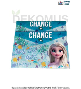 YENİ SEZON LİSANSLI FROZEN ELSA 2'Lİ ÇITÇITLI DOSYA 