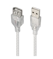 Powermaster PM-1568 Şeffaf 1.5 Metre Usb 2.0 Uzatma Kablosu