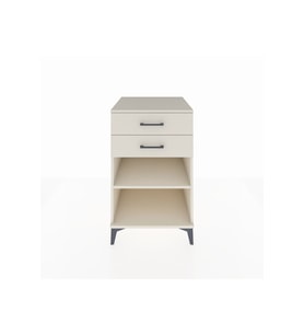 Kronos Komodin Tek Raflı 2 Çekmeceli 60x59x96 Aytaşı-Aytaşı