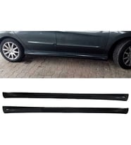 Peugeot 308 Yan Marşpiyel Seti Plastik 2 Adet Mat Siyah 2016 2017 2018 karlık+ek+bodykit