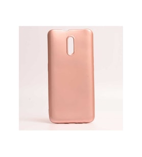 Oppo Reno Uyumlu Kılıf Zore Premier Silikon Kapak (Rose Gold Altın)