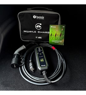 Bemis Mini Mobile Taşınabilir Elektrikli Araç Şarj Cihazı 2,3 – 3,7 kW  - 5 Metre Kablolu