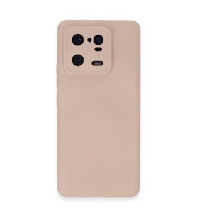 Xiaomi Mi 13 Pro Kılıf Nano İçi Kadife Silikon - Pudra