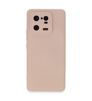 Xiaomi Mi 13 Pro Kılıf Nano İçi Kadife Silikon - Pudra