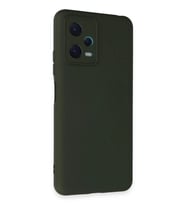 Durukar® Redmi Note 12 5G Kılıf Nano içi Kadife Silikon - Koyu Yeşil