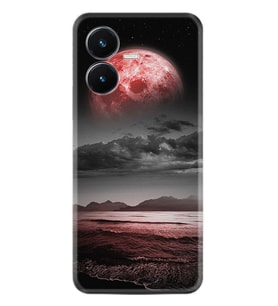 Vivo Y22S Kılıf Resimli Desenli Silikon Platinium Series Red World 1836