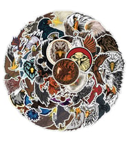 25'li Su Geçirmez Opak Sticker Seri : 12