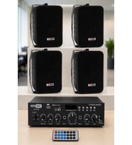 Lastvoice Ekonomi Wall Paket-4B Anfi ve Duvar Hoparlörü Seti (1 ANFİ + 4 HOPARLÖR)